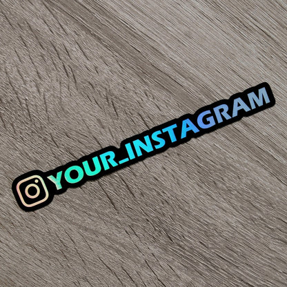 Custom Instagram Sticker (Holographic)