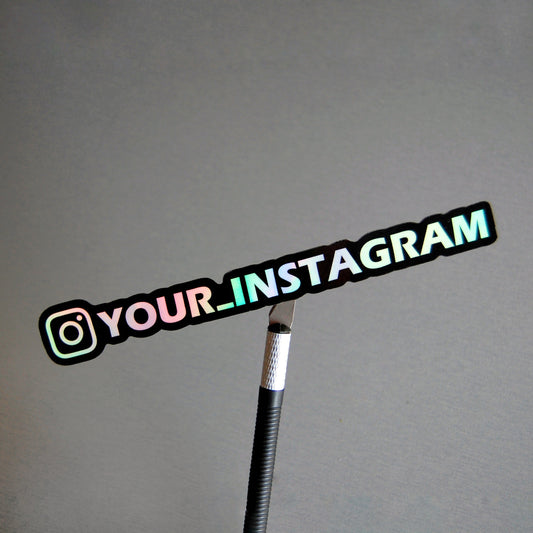 Custom Instagram Sticker (Holographic)