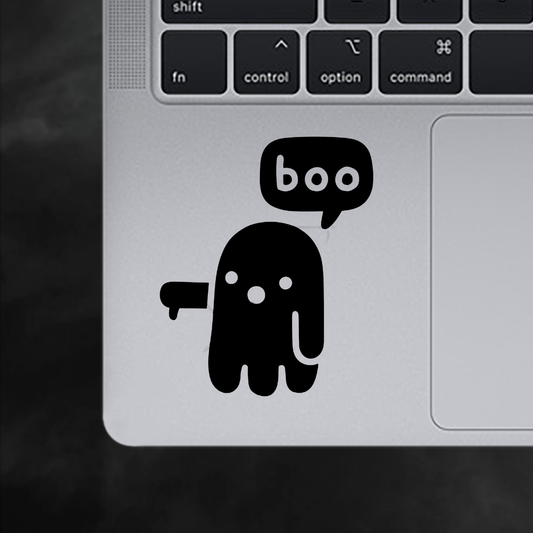 Ghost of Disapproval Boo Sticker