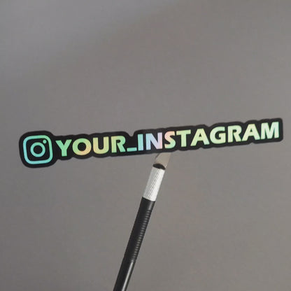 Custom Instagram Sticker (Holographic)