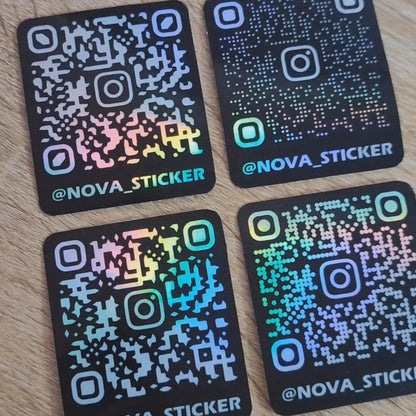 Benutzerdefinierter Instagram-QR-Code-Aufkleber | Personalisierter, scannbarer Instagram-Sticker